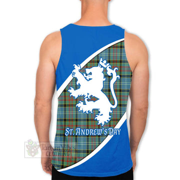 Walkinshaw Family Crest Tartan Men's Tank Top Celebrate Saint Andrew's Day in Style - Tartan Vibes Clothing