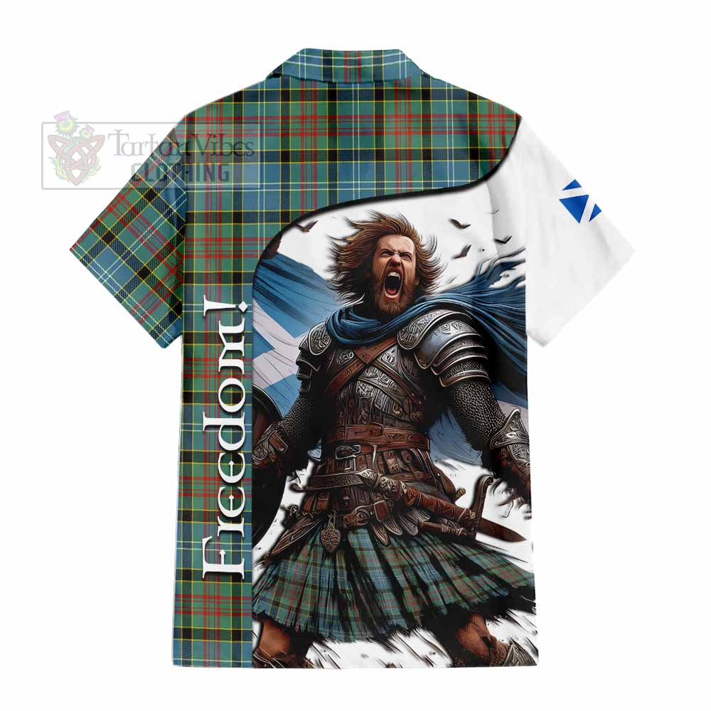 Walkinshaw Crest Tartan Hawaiian Shirt Inspired by the Freedom of Scottish Warrior - Tartan Vibes Clothing