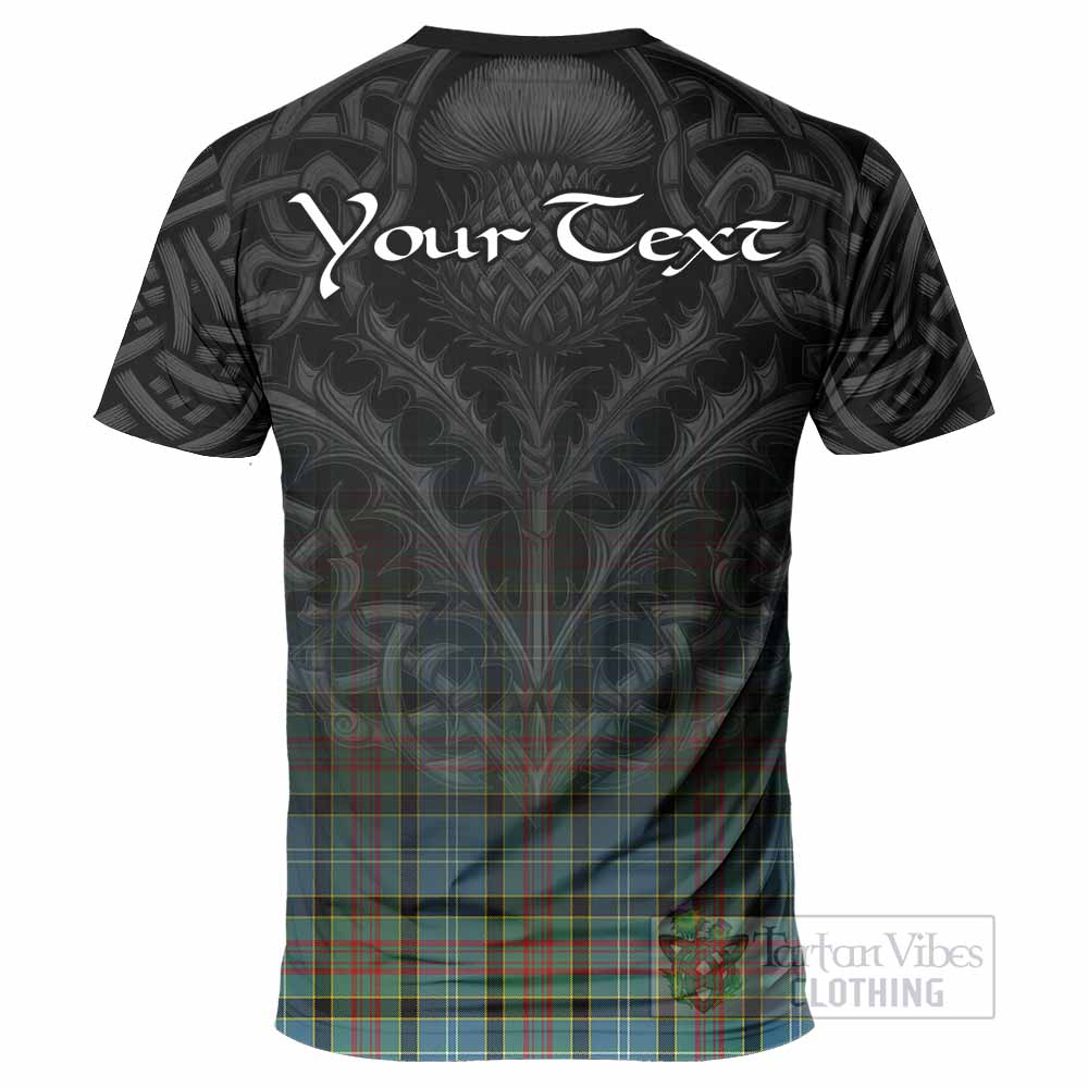 Walkinshaw Tartan T-Shirt with Family Crest Celtic Thistle Vibes - Tartan Vibes Clothing