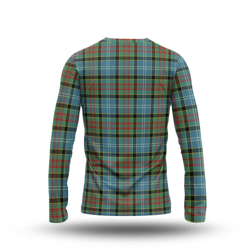 Walkinshaw Tartan Long Sleeve T-Shirt with Family Crest - Tartan Vibes Clothing