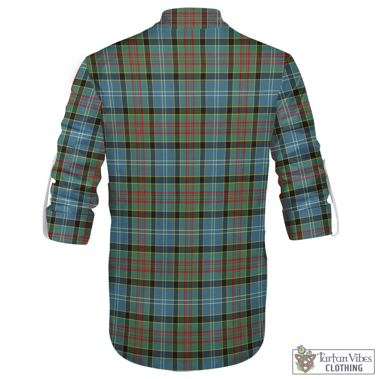 Walkinshaw Tartan Men's Scottish Traditional Jacobite Ghillie Kilt Shirt - Tartan Vibes Clothing