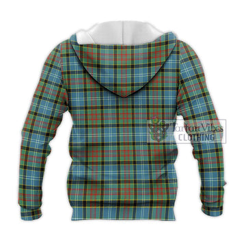 Walkinshaw Tartan Knitted Hoodie with Family Crest DNA In Me Style - Tartan Vibes Clothing