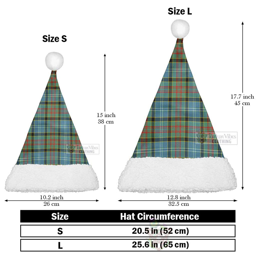 Walkinshaw Tartan Christmas Santa Hats Christmas Hat L 25.6in (65cm) - Tartan Vibes Clothing