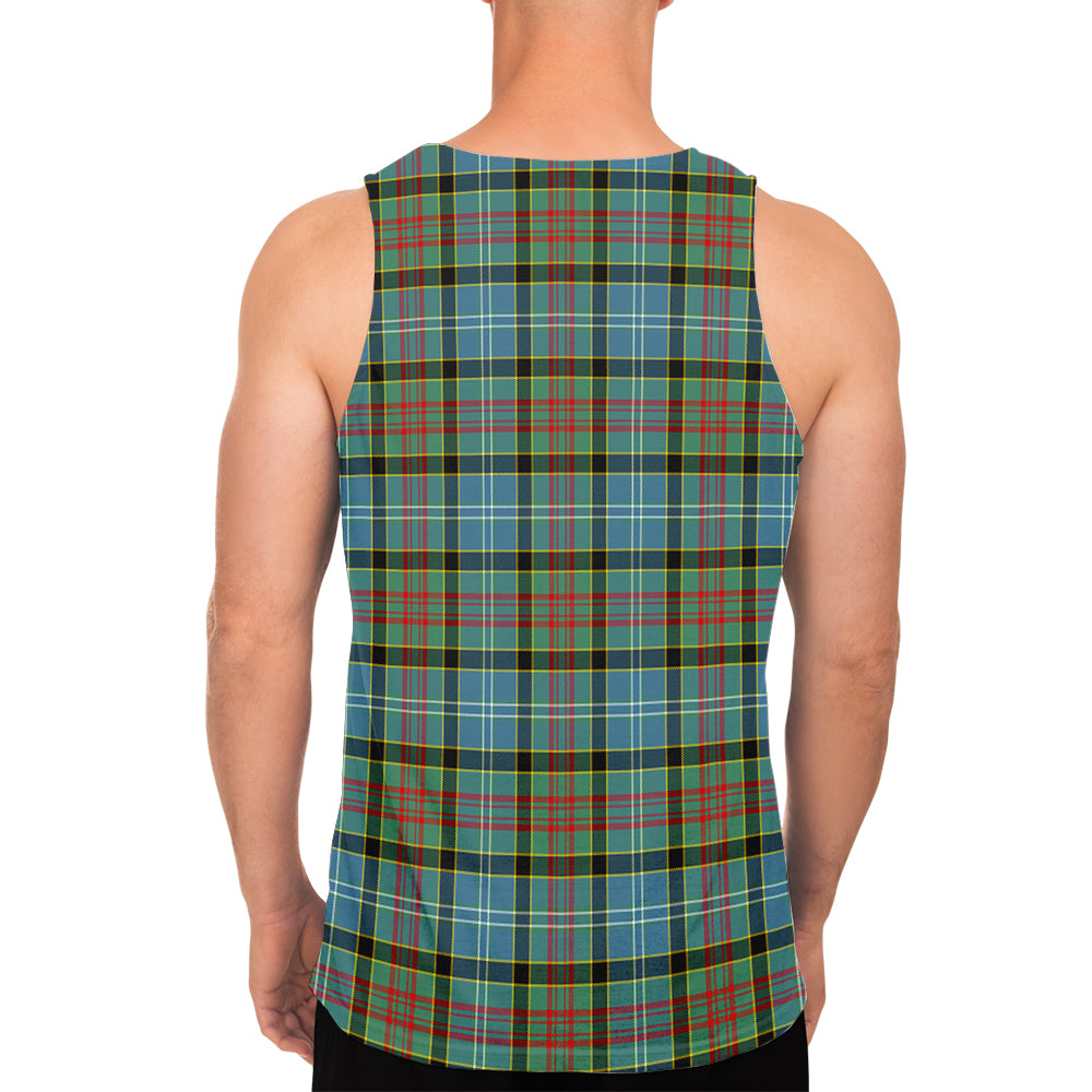 Walkinshaw Tartan Mens Tank Top with Family Crest - Tartan Vibes Clothing