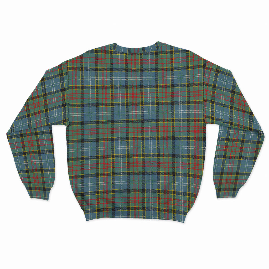 Walkinshaw Tartan Sweatshirt with Family Crest - Tartan Vibes Clothing