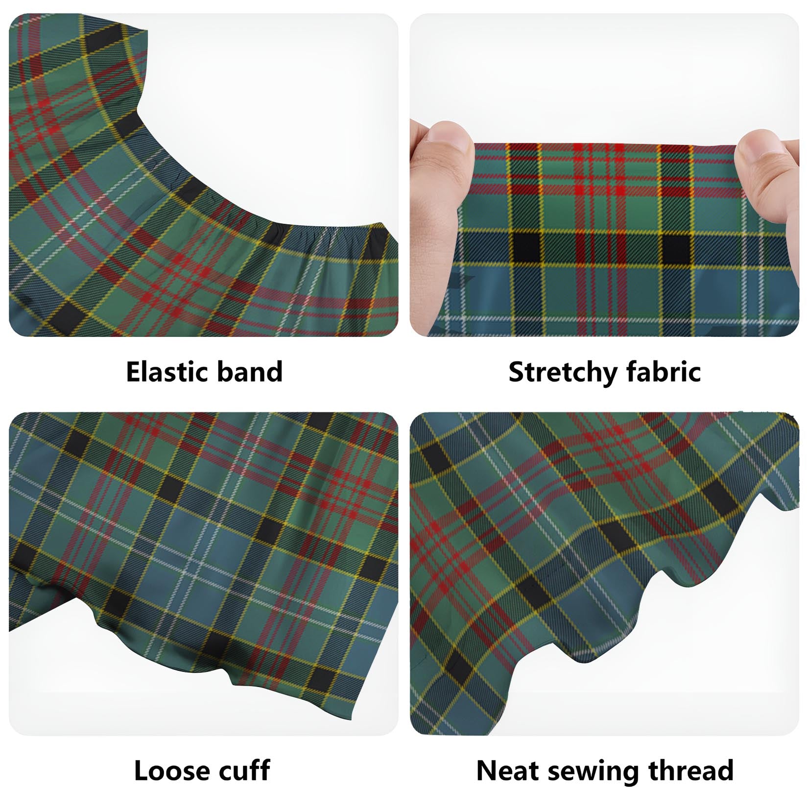 Walkinshaw Tartan Off Shoulder Long Dress - Tartan Vibes Clothing