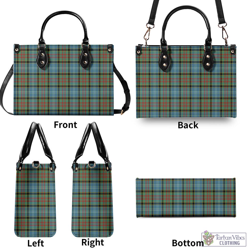 Walkinshaw Tartan Luxury Leather Handbags - Tartan Vibes Clothing