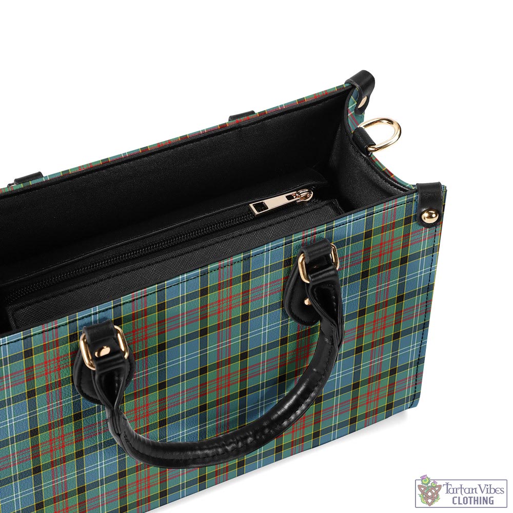 Walkinshaw Tartan Luxury Leather Handbags - Tartan Vibes Clothing