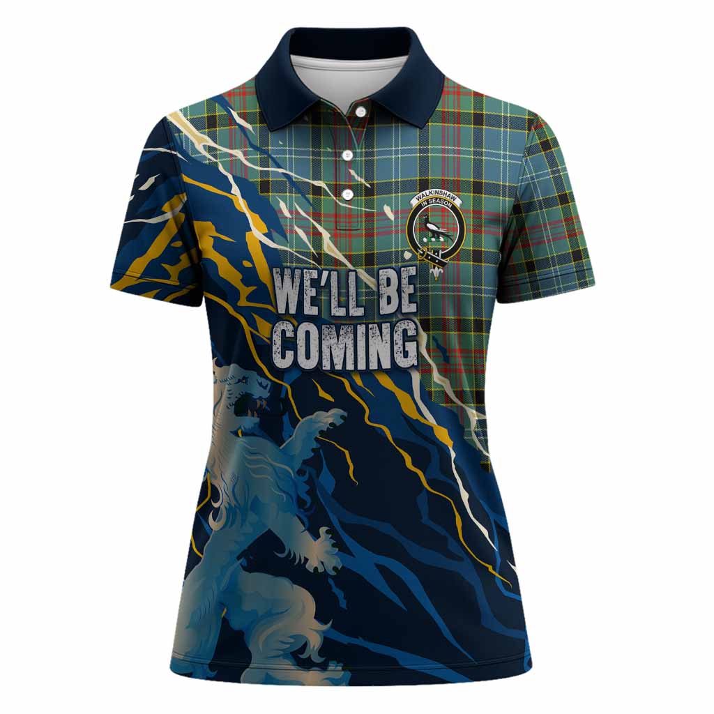 Walkinshaw Scotland Tartan Women Polo Shirt WC2026 Football - We'll Be Coming