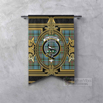 Walkinshaw Scottish Tartan Crest Gonfalon Royal Stylized