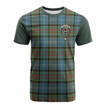 Walkinshaw Tartan Accent Cotton T-shirt with Family Crest Kid's Shirt - Tartan Vibes Clothing