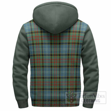 Walkinshaw Tartan Accent Sherpa Hoodie with Family Crest
