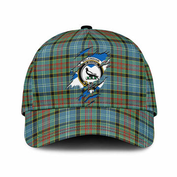 Walkinshaw Tartan Classic Cap with Family Crest In Me Style