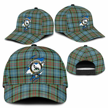Walkinshaw Tartan Classic Cap with Family Crest In Me Style