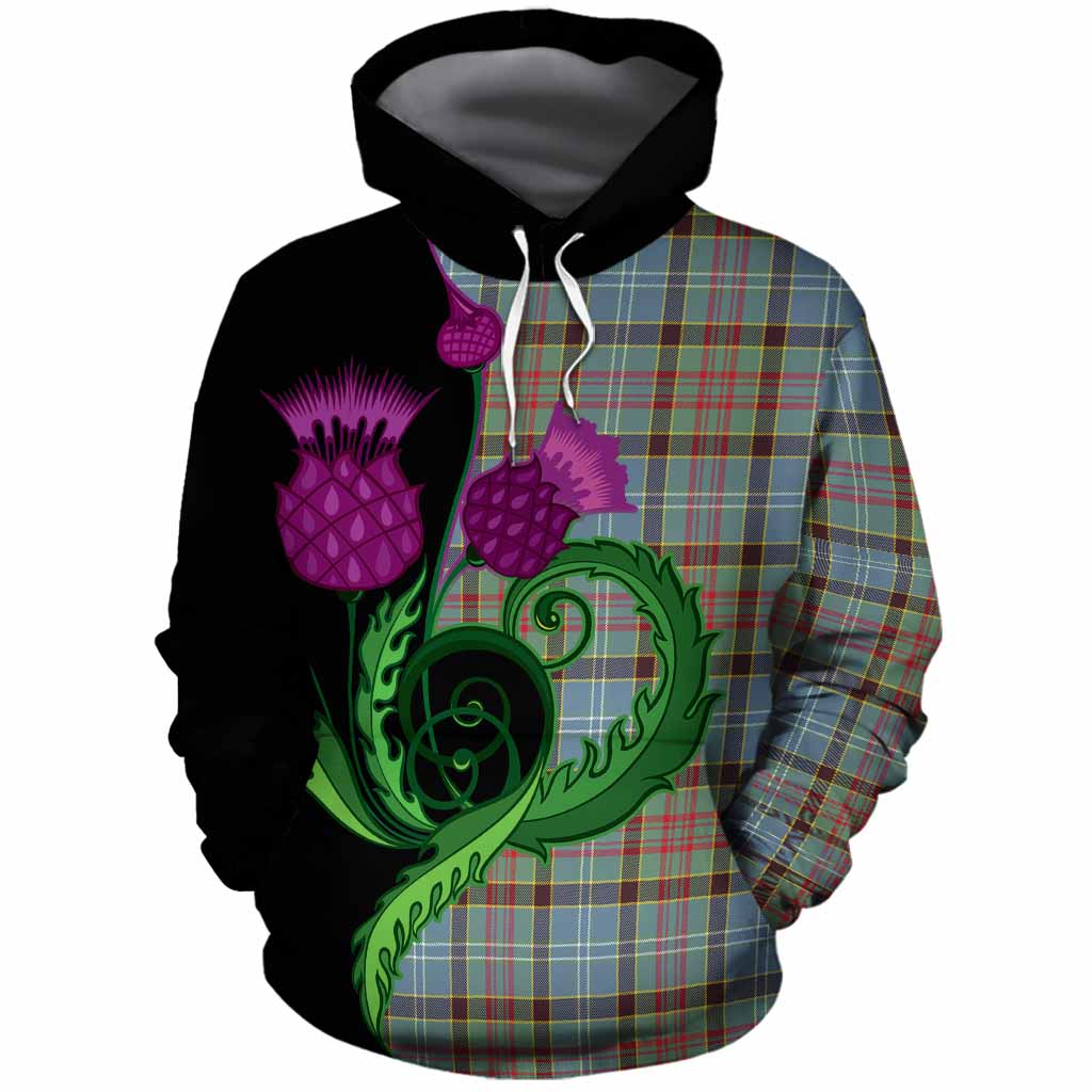 Walkinshaw Tartan Cotton Hoodie Traditional Scottish Thistle