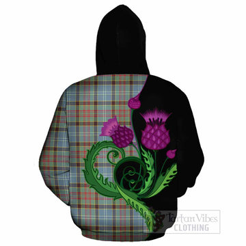 Walkinshaw Tartan Cotton Hoodie Traditional Scottish Thistle