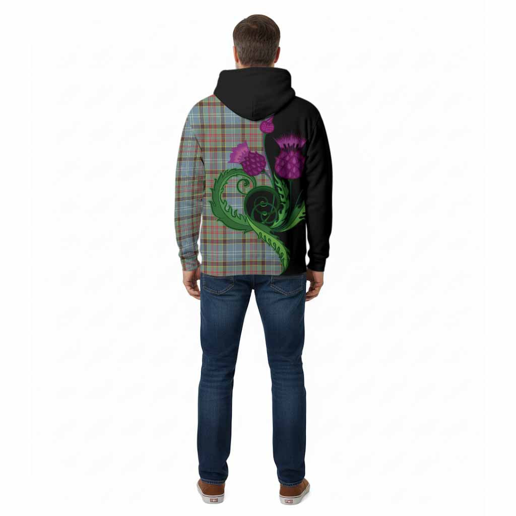 Walkinshaw Tartan Cotton Hoodie Traditional Scottish Thistle