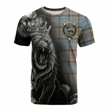 Walkinshaw Tartan Cotton T-shirt Roaring Lion Heritage