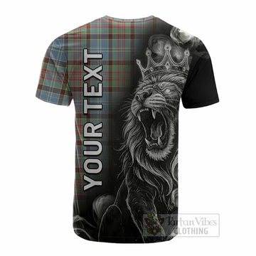 Walkinshaw Tartan Cotton T-shirt Roaring Lion Heritage