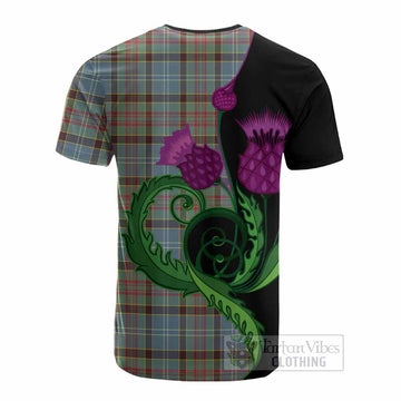 Walkinshaw Tartan Cotton T-shirt Traditional Scottish Thistle