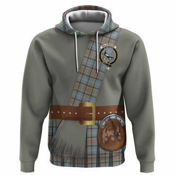 Walkinshaw Tartan Crest Hoodie Kilt Costume Style