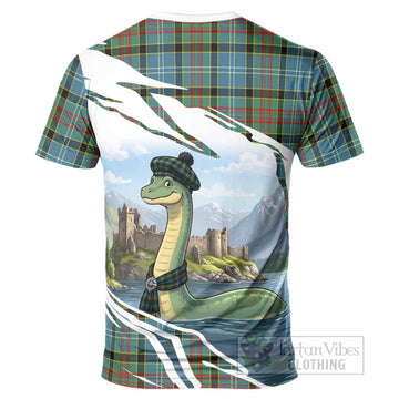 Walkinshaw Tartan Crest Loch Ness Monster Scottish Heritage Art T-Shirt