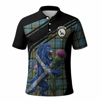 Walkinshaw Tartan Crest Polo Shirt Scottish Lion Rampant Thistle Kid - Tartan Vibes Clothing
