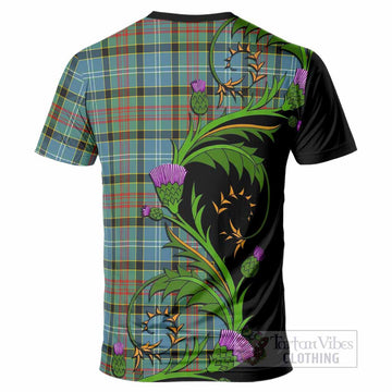 Walkinshaw Tartan Crest T-Shirt Scottish Thistle Pride Heritage Art