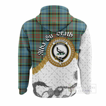 Walkinshaw Tartan Family Crest Hoodie Scottish Highland Warrior Celtic Knot Thistle