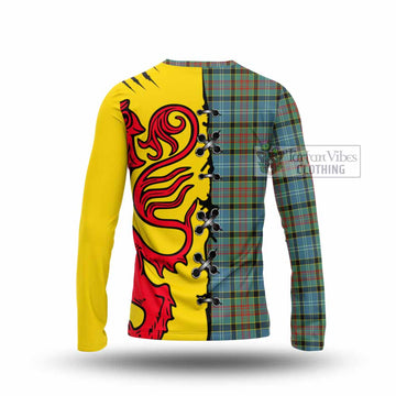 Walkinshaw Tartan Family Crest Long Sleeve T-Shirt Lion Rampant Honor