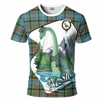 Walkinshaw Tartan Family Crest T-Shirt Nessie Scottish Loch Ness Monster