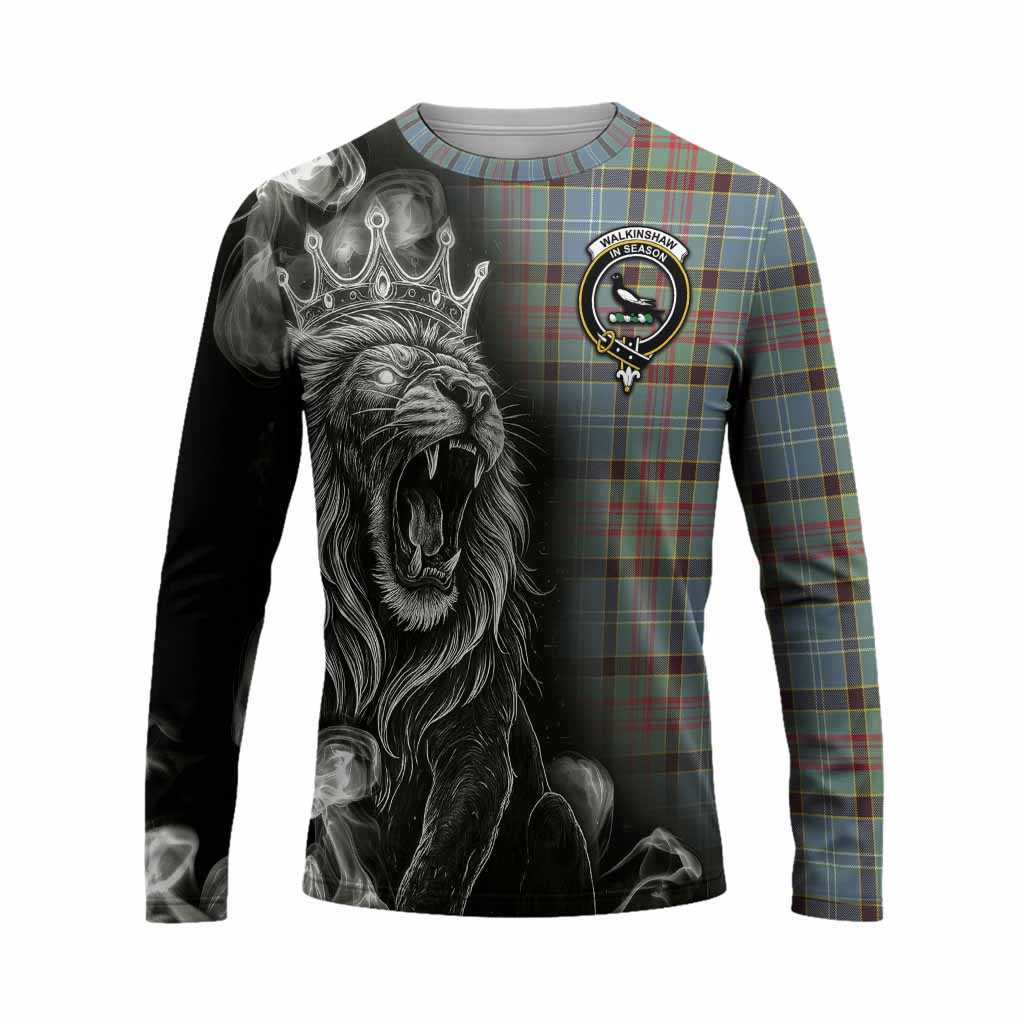 Walkinshaw Tartan Long Sleeve T-Shirt Roaring Lion Heritage