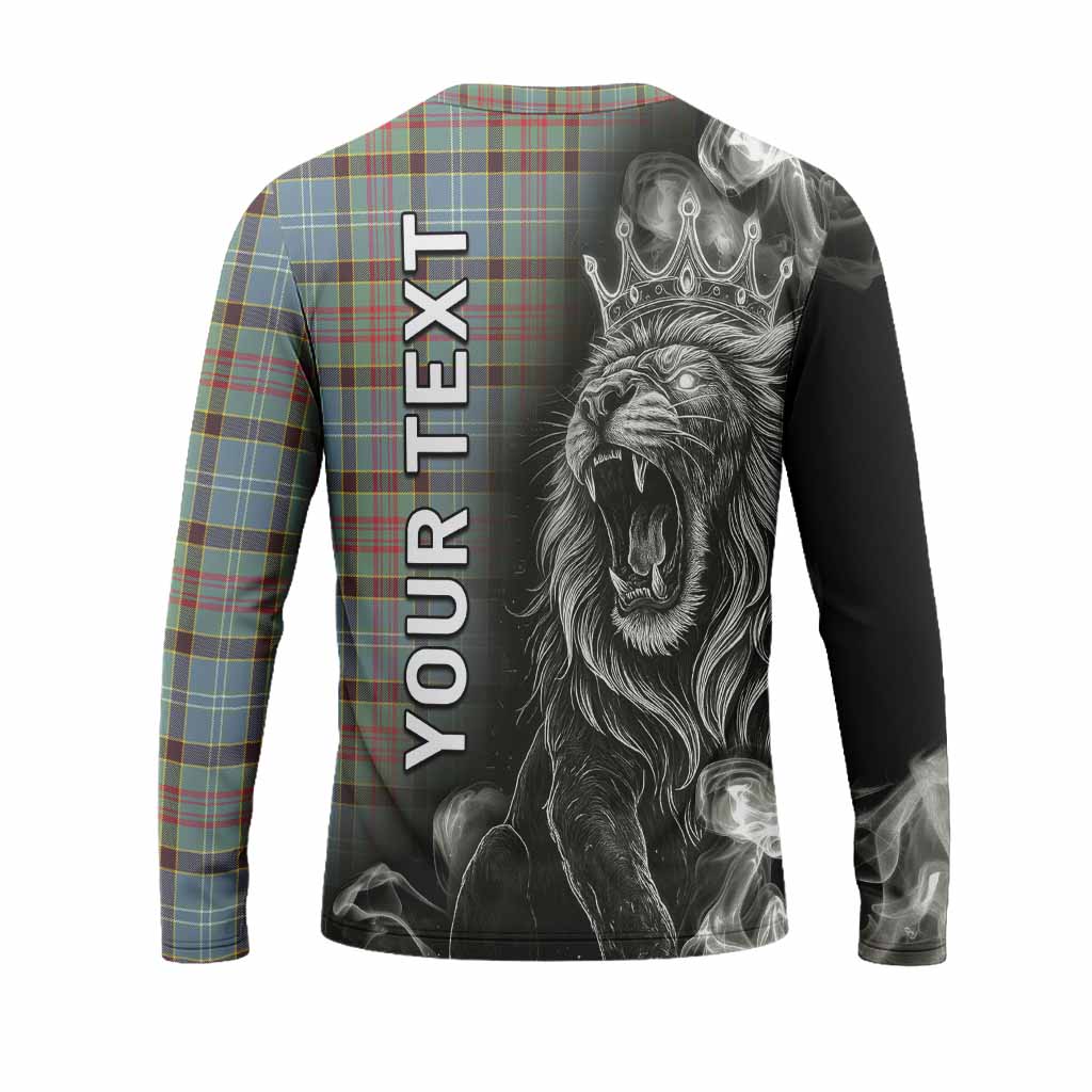 Walkinshaw Tartan Long Sleeve T-Shirt Roaring Lion Heritage