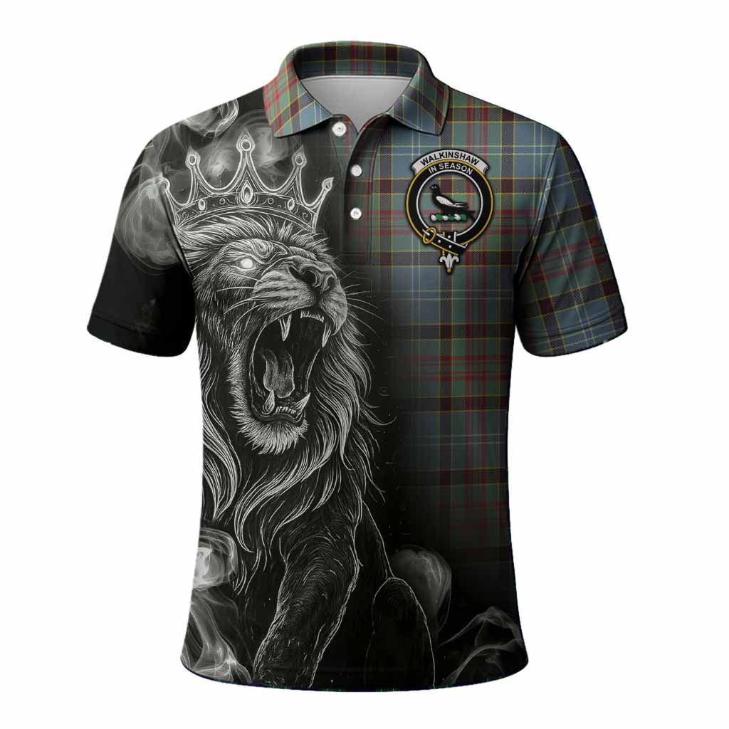 Walkinshaw Tartan Polo Shirt Roaring Lion Heritage