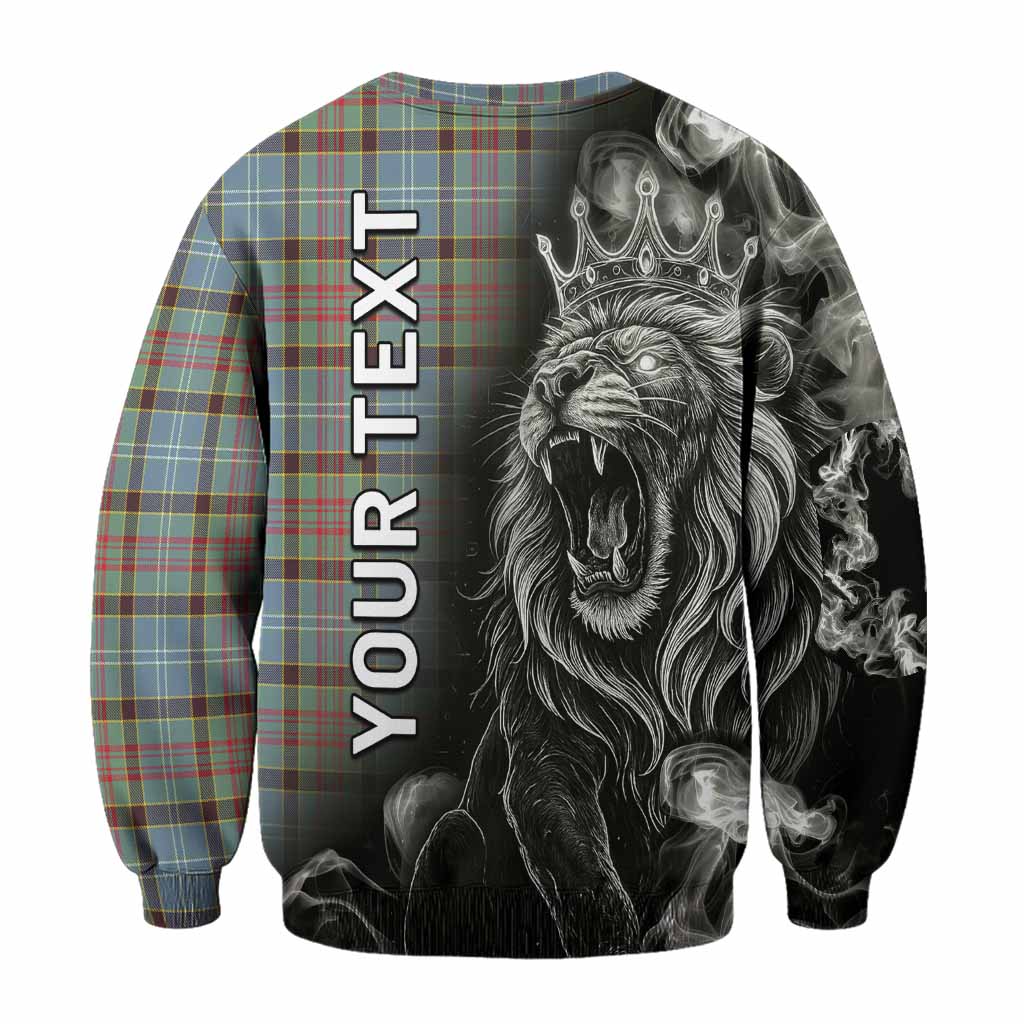 Walkinshaw Tartan Sweatshirt Roaring Lion Heritage