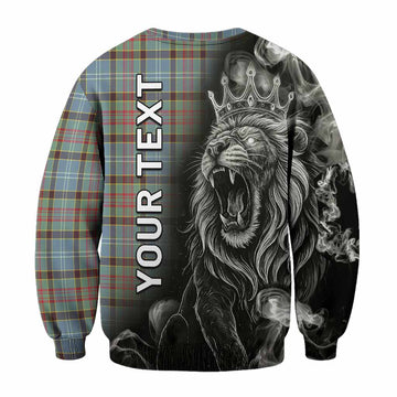 Walkinshaw Tartan Sweatshirt Roaring Lion Heritage