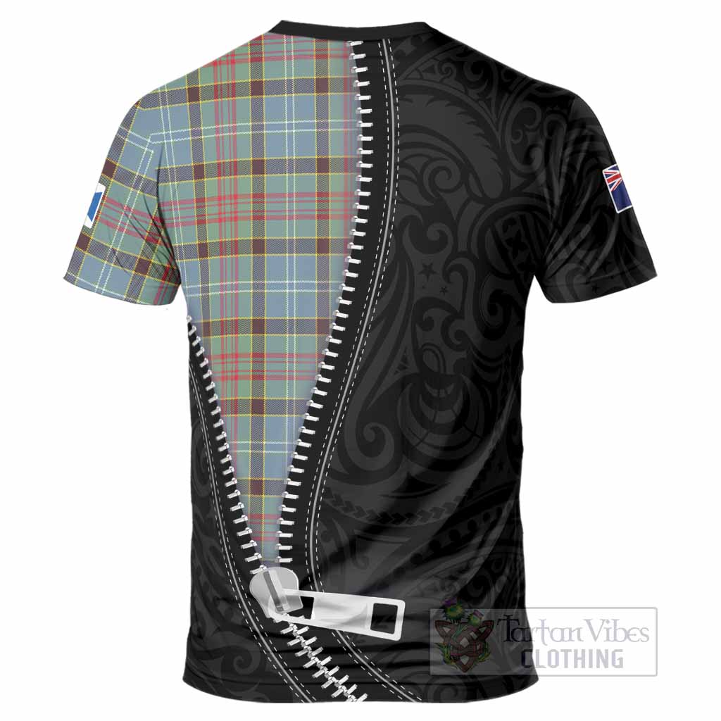 Walkinshaw Tartan T-Shirt New Zealand Pattern Unique Zipper Stylized