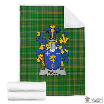 Tartan Vibes Clothing Wall Irish Clan Tartan Blanket with Coat of Arms