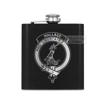 Tartan Vibes Clothing Wallace Crest Hip Flask Set 7oz Black Stainless Steel with A Gift Box