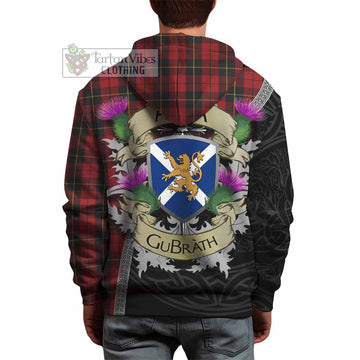 Wallace Tartan Family Crest Hoodie Lion Rampant Royal Thistle Shield Celtic Inspired