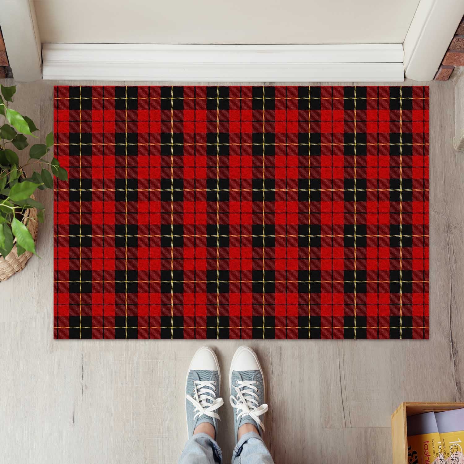 Wallace Tartan Door Mat - Tartanvibesclothing Shop