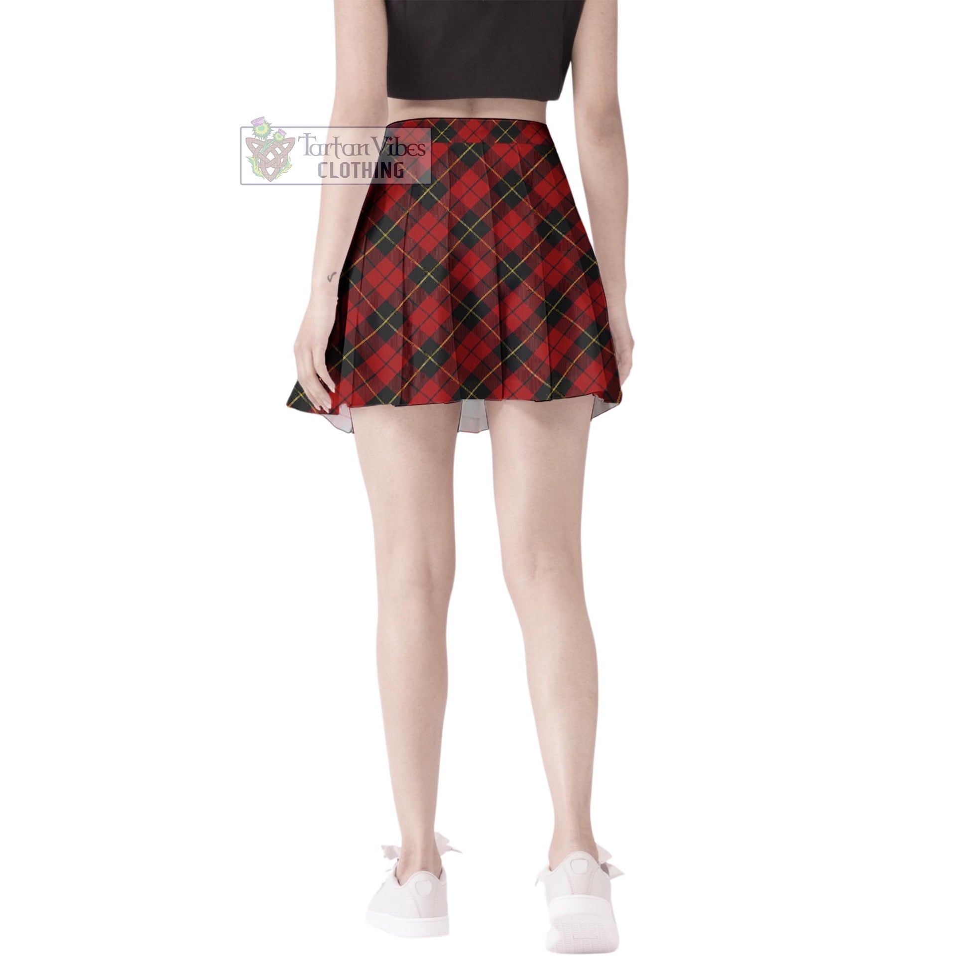 Tartan Vibes Clothing Wallace Tartan Women's Plated Mini Skirt