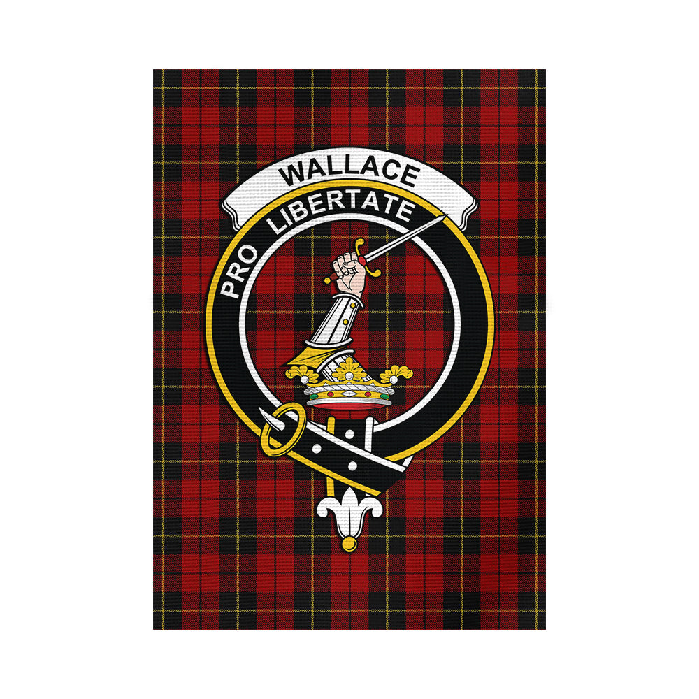 Wallace Tartan Flag with Family Crest - Tartan Vibes Clothing