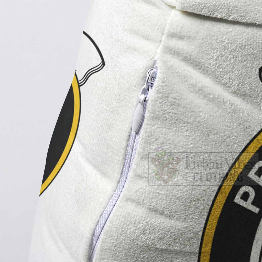 Wallace Clan Crest Shaped Throw Pillow, Scottish Clan Badge Decorative Pillow