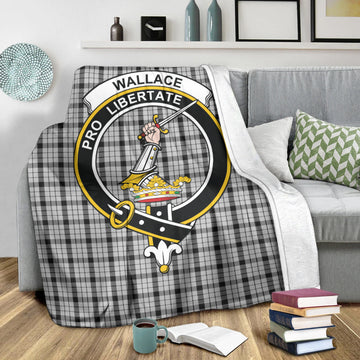 Wallace Dress Tartan Blanket with Family Crest