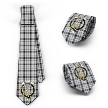Wallace Dress Tartan Classic Necktie with Family Crest