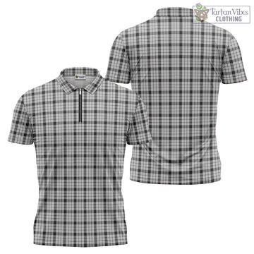 Wallace Dress Tartan Zipper Polo Shirt