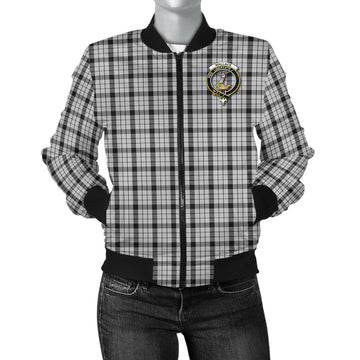 Wallace Dress Tartan Bomber Jacket with Family Crest
