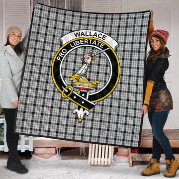 Wallace Dress Tartan Quilt with Family Crest