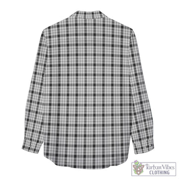 Wallace Dress Tartan Womens Casual Shirt with Family Crest